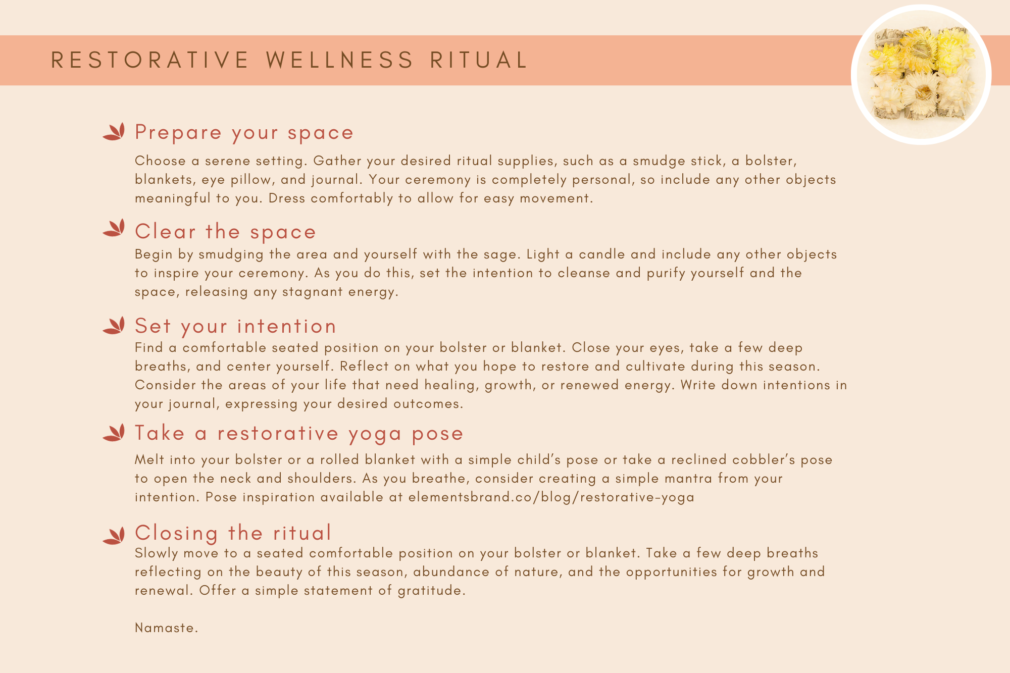 Restorative Wellness Ritual